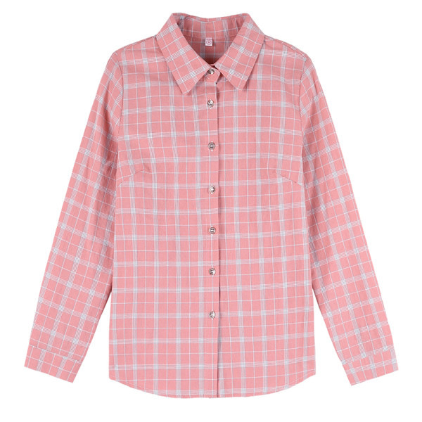 Ruuduline sügissärk naistele - liibuv mudel