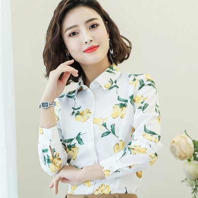 Vabaaja särk prindi ja nööpidega