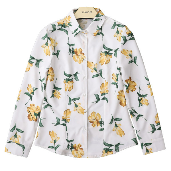 Vabaaja särk prindi ja nööpidega