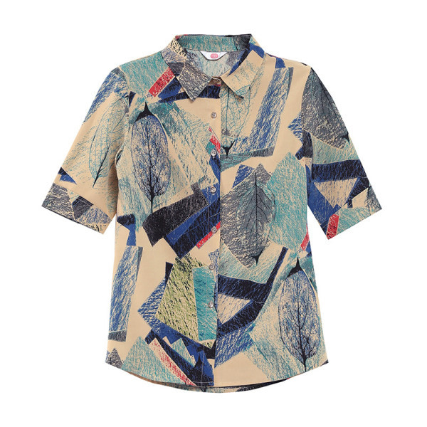 Cămașă elegantă de damă cu motive florale