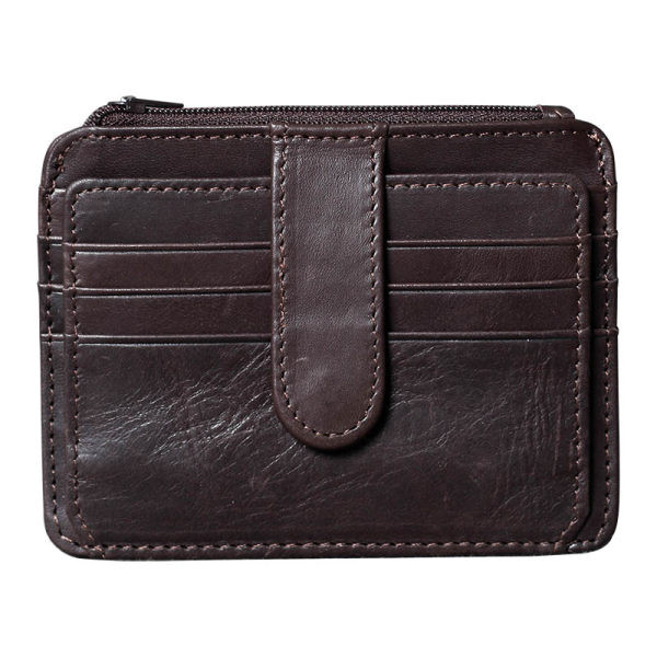 Maža vyriška odinė piniginė su keliais skyreliais
