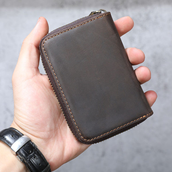 Cipzáras férfi pénztárca két színben