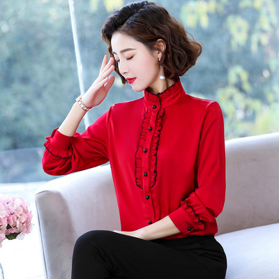 Modern női ing fürtökkel, többféle színben