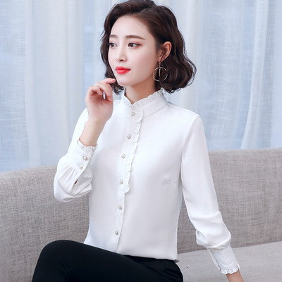 Modern női ing fürtökkel, többféle színben