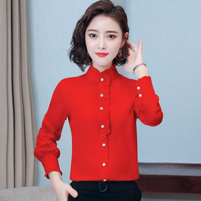 Modern női ing fürtökkel, többféle színben