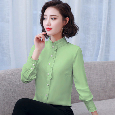 Modern női ing fürtökkel, többféle színben