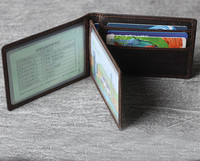 Alkalmi bőr pénztárca férfi felirattal