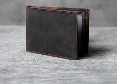 Alkalmi bőr pénztárca férfi felirattal