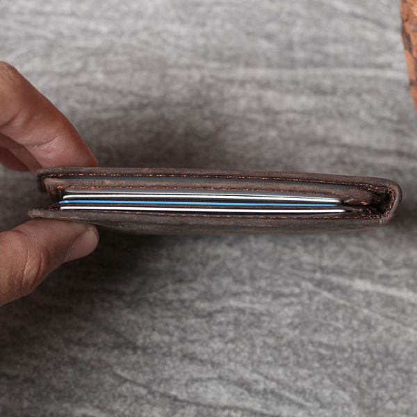 Alkalmi bőr pénztárca férfi felirattal