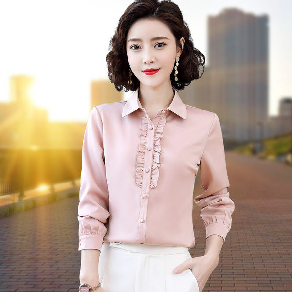 Naiste elegantne särk kolmes värvitoonis