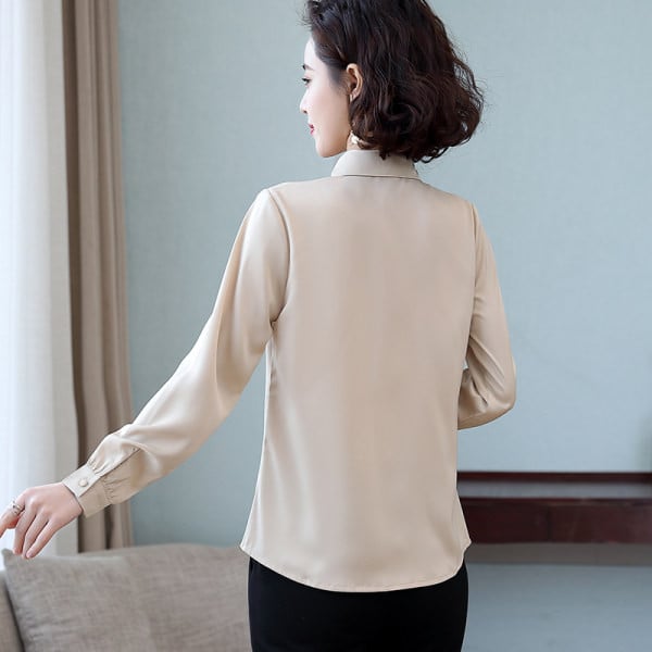 Naiste elegantne särk kolmes värvitoonis