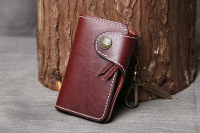 Nahast meeste retro rahakott