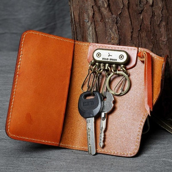 Nahast meeste retro rahakott