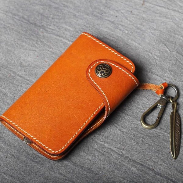 Nahast meeste retro rahakott