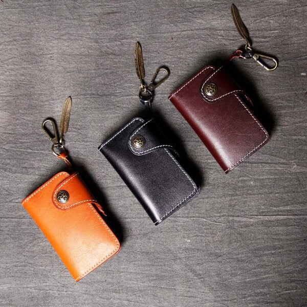 Nahast meeste retro rahakott