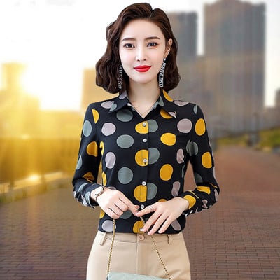 Naiste liibuv pikkade varrukatega särk – palju värve