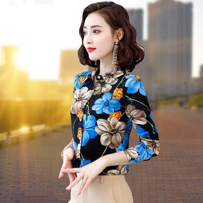 Naiste liibuv pikkade varrukatega särk – palju värve