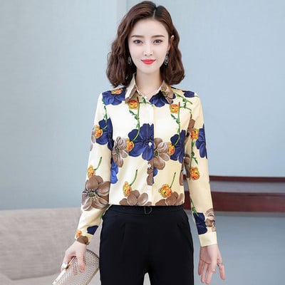 Naiste liibuv pikkade varrukatega särk – palju värve