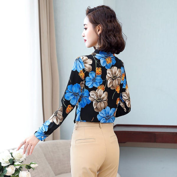 Naiste liibuv pikkade varrukatega särk – palju värve