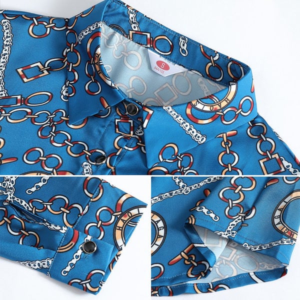 Uut mudelit pikkade varrukatega naiste särk - rohelist ja sinist värvi