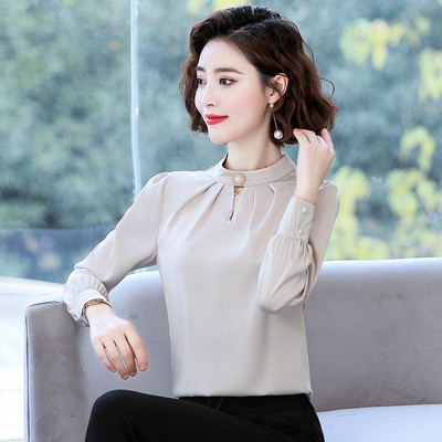 Naujo modelio moteriški marškiniai aukšta apykakle – keli modeliai