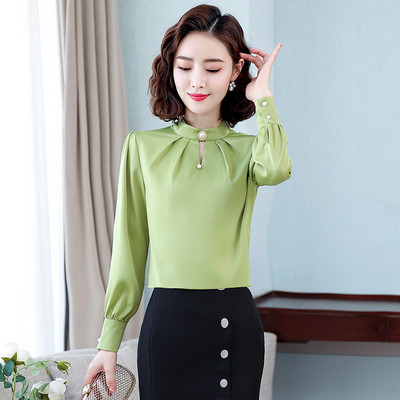 Naujo modelio moteriški marškiniai aukšta apykakle – keli modeliai