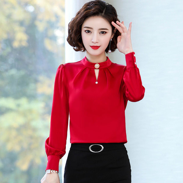 Naujo modelio moteriški marškiniai aukšta apykakle – keli modeliai