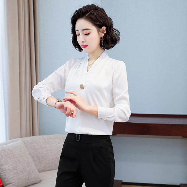 Ženska košulja sa špicastim dekolteom u različitim bojama