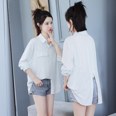 Naujo modelio moteriški dviejų spalvų marškinėliai