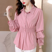 Új modell női ing klasszikus gallérral