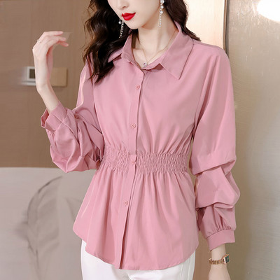 Új modell női ing klasszikus gallérral