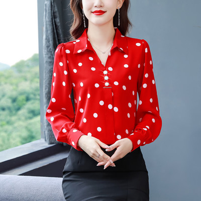 Elegantiški moteriški marškinėliai su V formos iškirpte