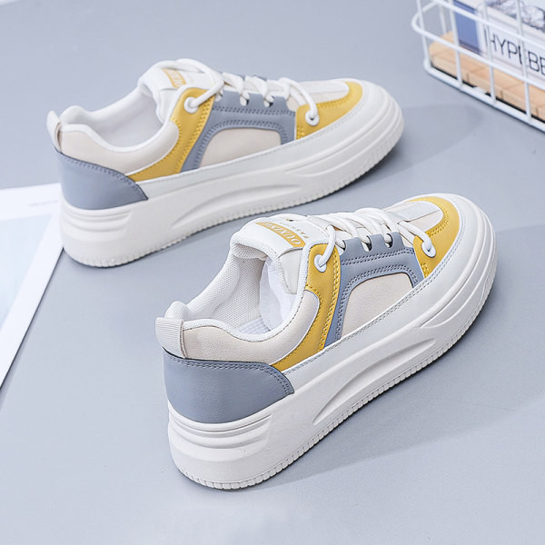 Új modell színes eko bőr tornacipő lapos talppal