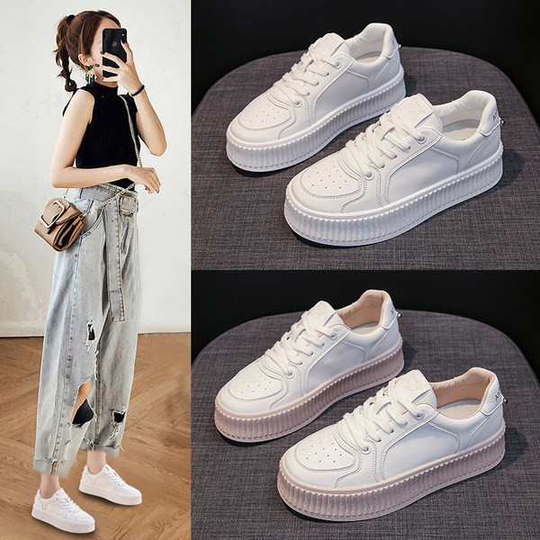 Női tornacipő - letisztult, öko bőrből készült modell