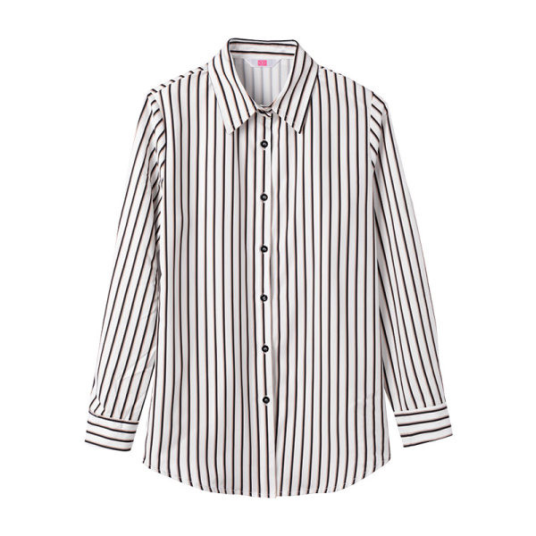 Naiste triibuline nööbitav särk