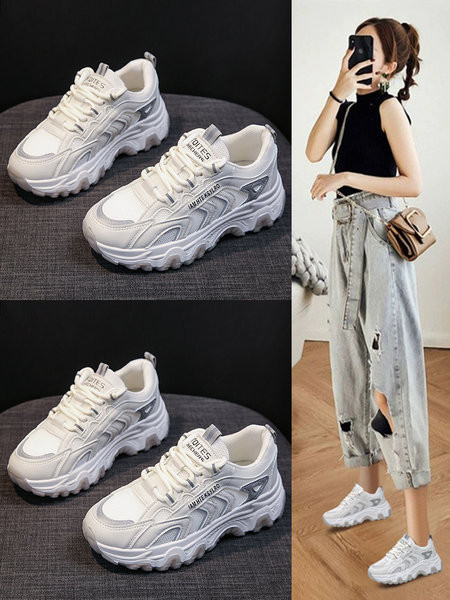 Moteriški laisvalaikio sportbačiai grubiu padu