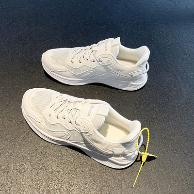 Αθλητικά sneakers από οικολογικό δέρμα και πλέγμα