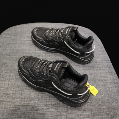 Αθλητικά sneakers από οικολογικό δέρμα και πλέγμα