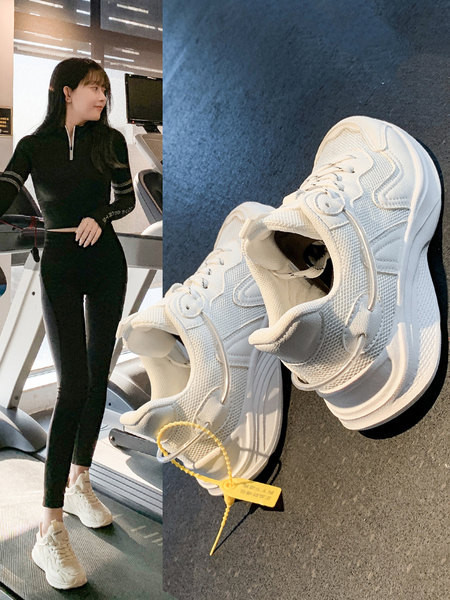 Αθλητικά sneakers από οικολογικό δέρμα και πλέγμα