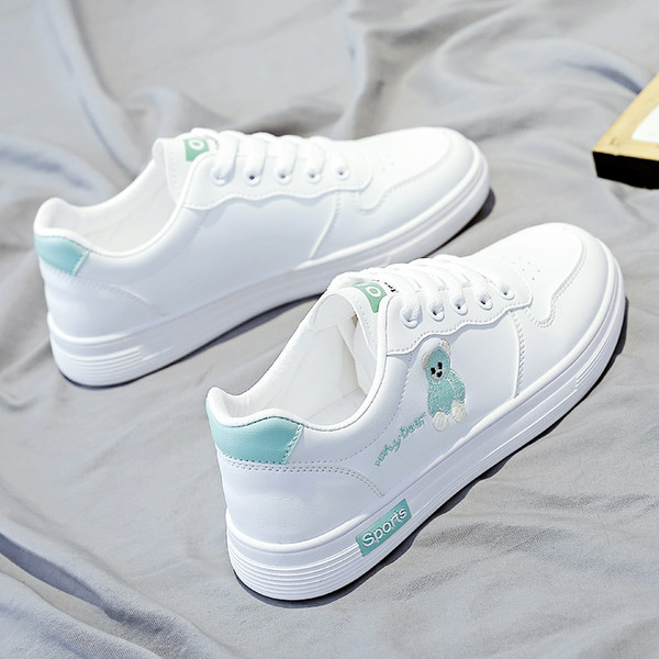 Moteriški eko odos sportbačiai su spalvingais siuvinėjimais