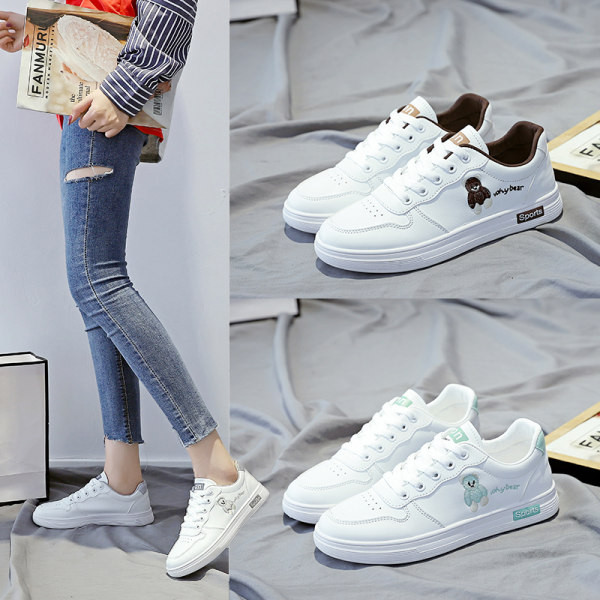 Moteriški eko odos sportbačiai su spalvingais siuvinėjimais