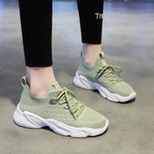 Naiste tekstiilist jooksmiseks sobivad paeltega tossud