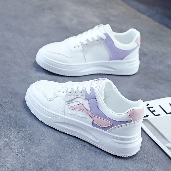 Naujo modelio suvarstomi plokščiapadžiai odiniai sportbačiai moterims