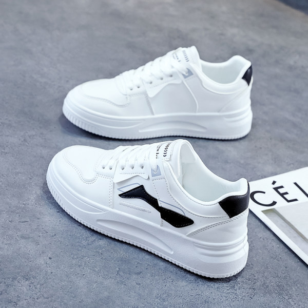 Naujo modelio suvarstomi plokščiapadžiai odiniai sportbačiai moterims