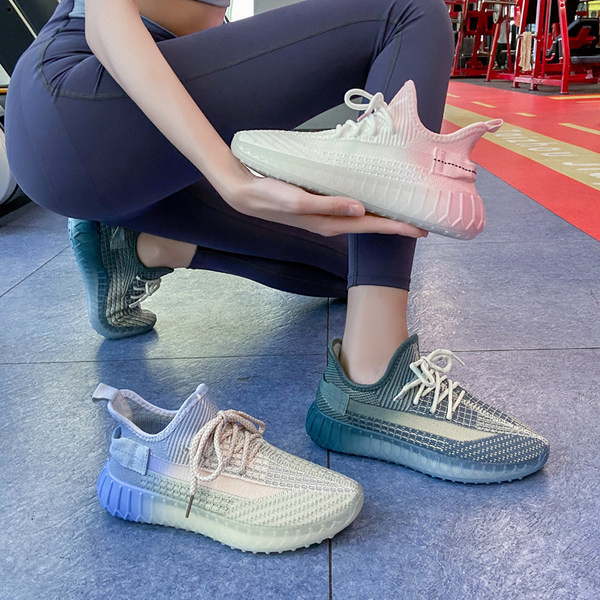 Adidasi sport dama cu culori irizate