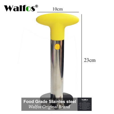WALFOS 304 Rezač za ananas od nehrđajućeg čelika Gulilica za jezgru voća Rezač za kuhinju Easy Tool Spiralni rezač za ananas Pribor
