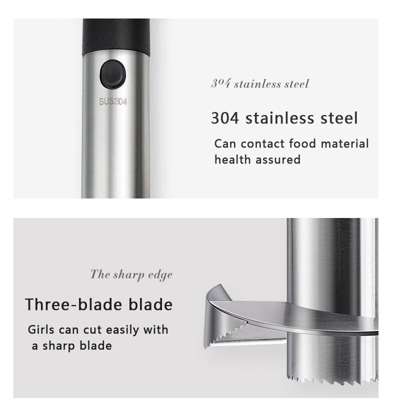 Ananasų skustuvo pjaustymo mašina Šerdies pjaustyklė Spiralinė daržovėms ir vaisiams pjaustymo mašina Lengva naudoti virtuvės įrankius
