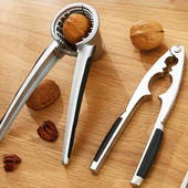 Кухненски инструмент за черупки за ядки Скоба Клещи Крекер Цинкова сплав Лешникотрошачка Черупки Бадем Орех Пекан Лешник Лешник Ядка