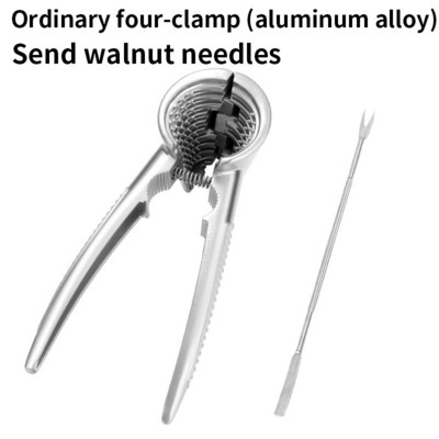 Кухненски инструмент за черупки за ядки Скоба Клещи Крекер Цинкова сплав Лешникотрошачка Черупки Бадем Орех Пекан Лешник Лешник Ядка