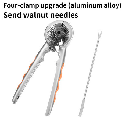 Кухненски инструмент за черупки за ядки Скоба Клещи Крекер Цинкова сплав Лешникотрошачка Черупки Бадем Орех Пекан Лешник Лешник Ядка